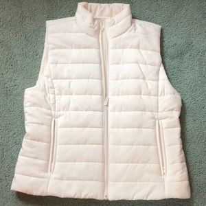 LOFT- White Puffer Vest